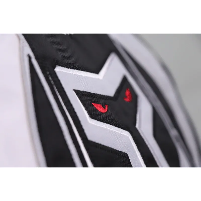 Tackle twill and embroidered crest