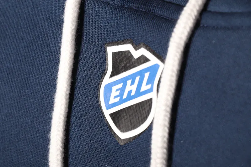 Heat-pressed sleeve logo