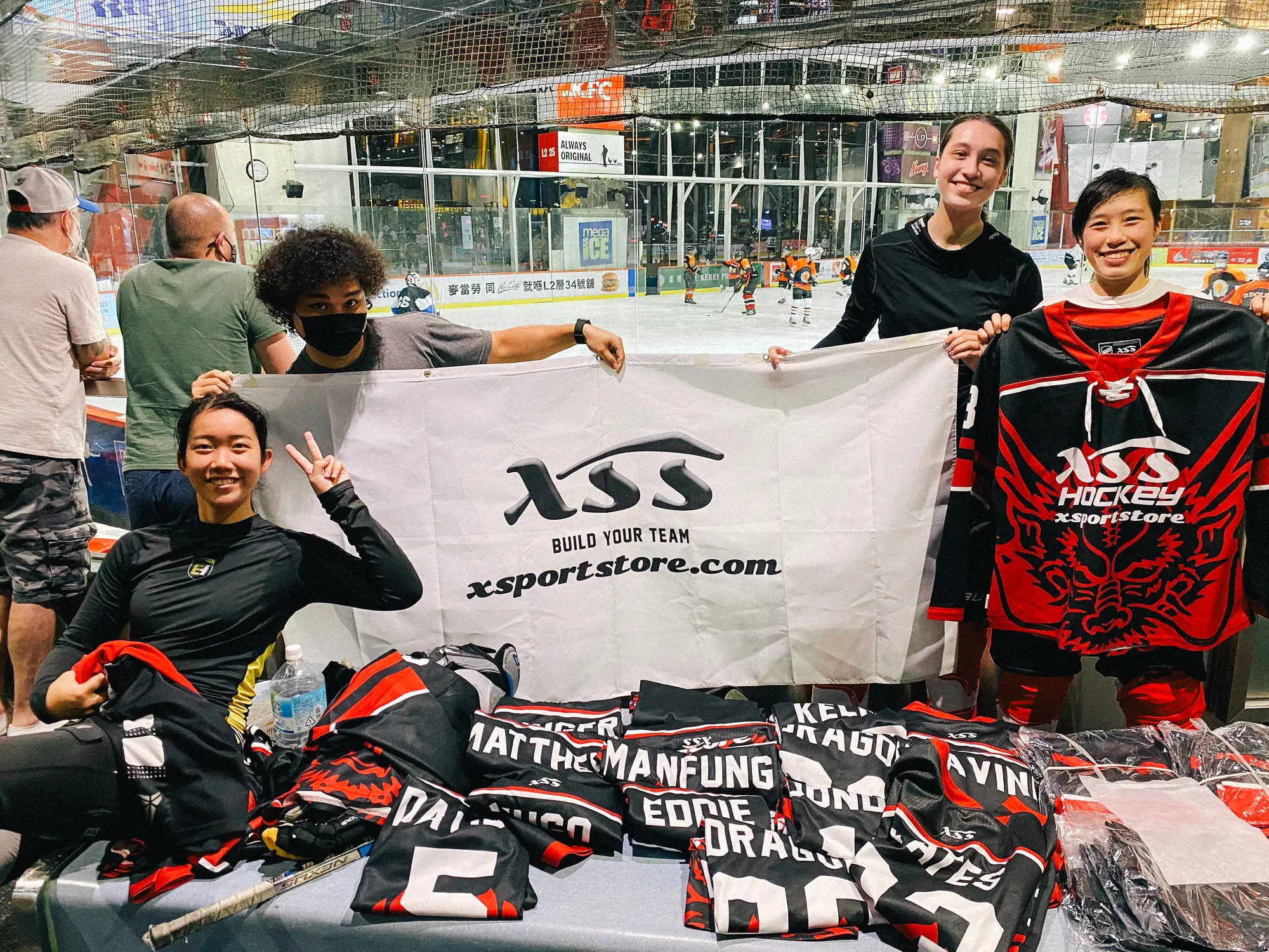 Team wearing XSportStore kit