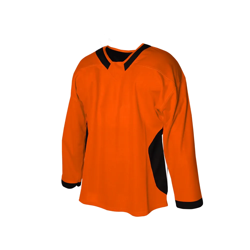 Orange and black