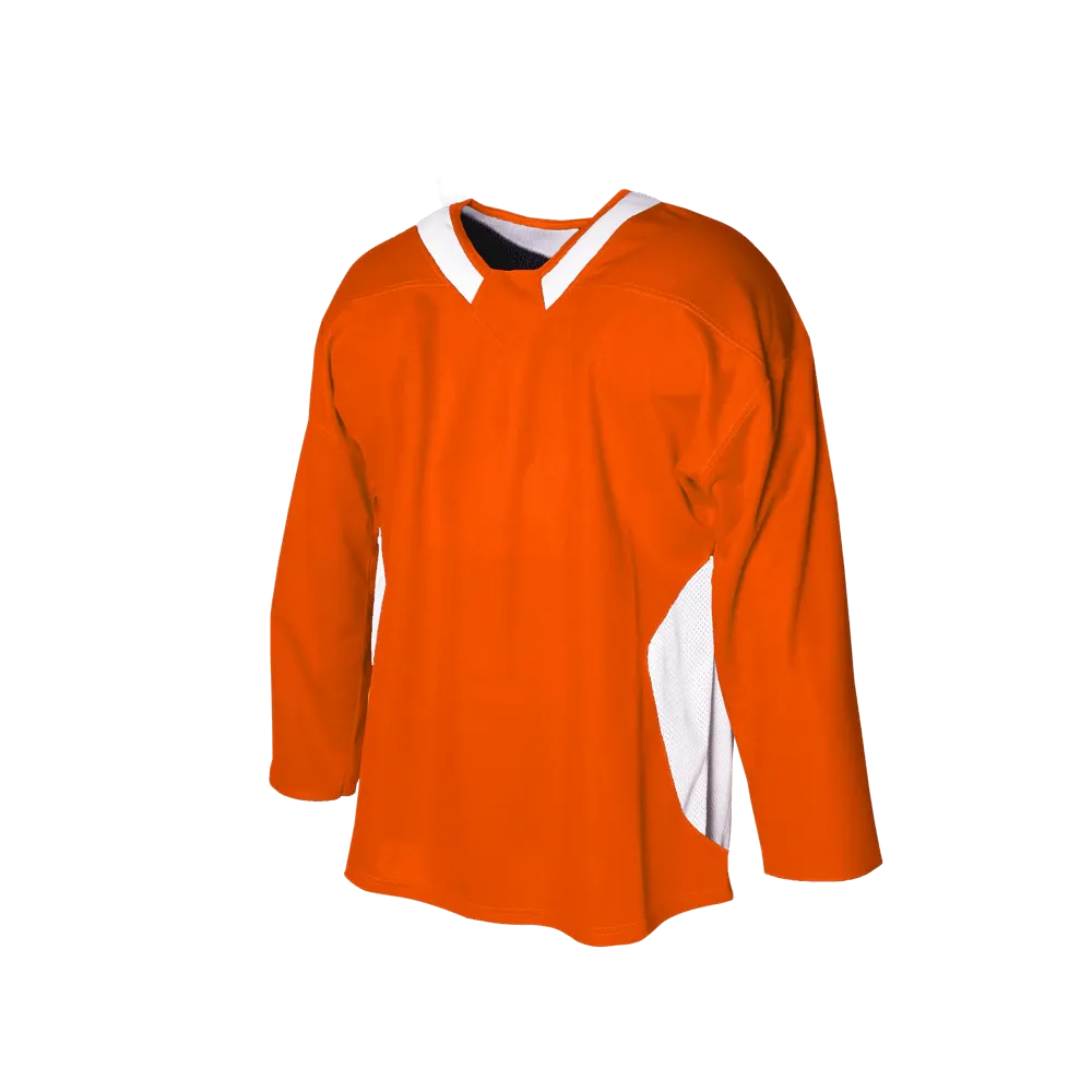Orange and white